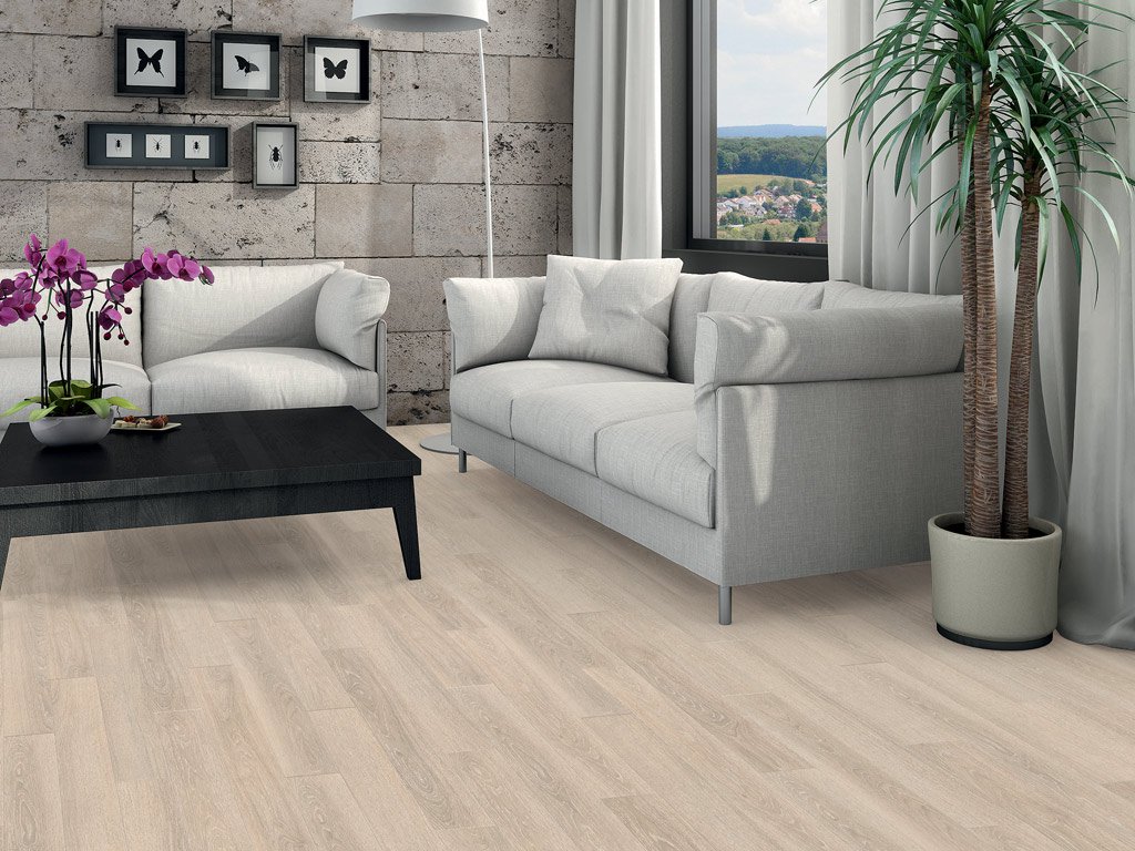 Ламинат Haro Tritty 100 Loft 4V Дуб Белый Выбеленный 535371 фото в интерьере Ламинат Haro Tritty 100 Loft 4V Дуб Белый Выбеленный 535371 фото в интерьере